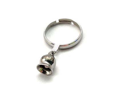 anello Campanella Capri acciaio misura regolabile