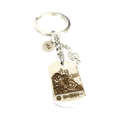 Portachiavi Personalizzato Spotify Incisione Acciaio