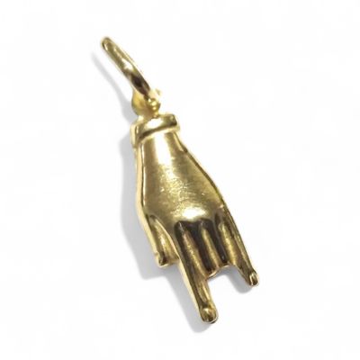 Ciondolo corna argento 925 confezione regalo inclusa