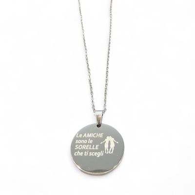 Collana acciaio Le amiche