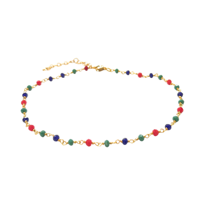 Cavigliera acciaio multicolore regolabile