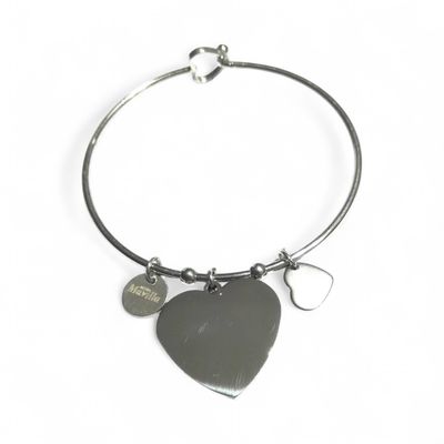 Bracciale Personalizzato rigido Incisione Acciaio