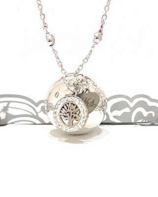 Collana sfera sonora ciondolo albero della vita Gravidanza
