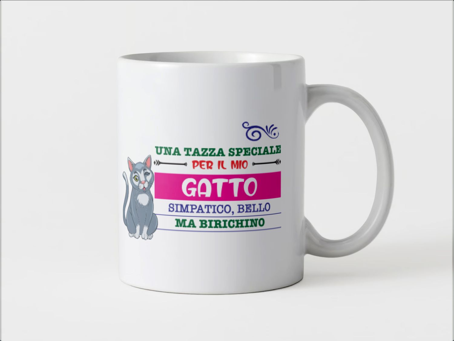 Tazza speciale ceramica Gatto regalo originale