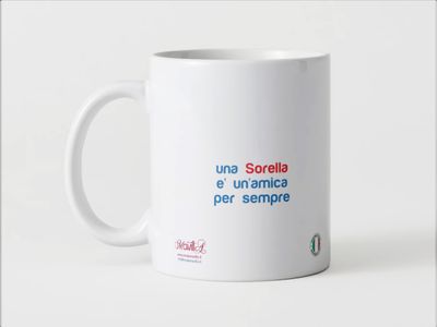 Tazza speciale ceramica Sorella regalo originale