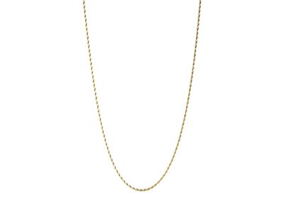 Collana corda acciaio fine confezione regalo inclusa