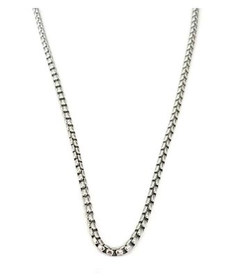 Collana intreccio acciaio confezione regalo inclusa