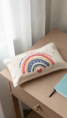 Pochette tela maestra con dedica
