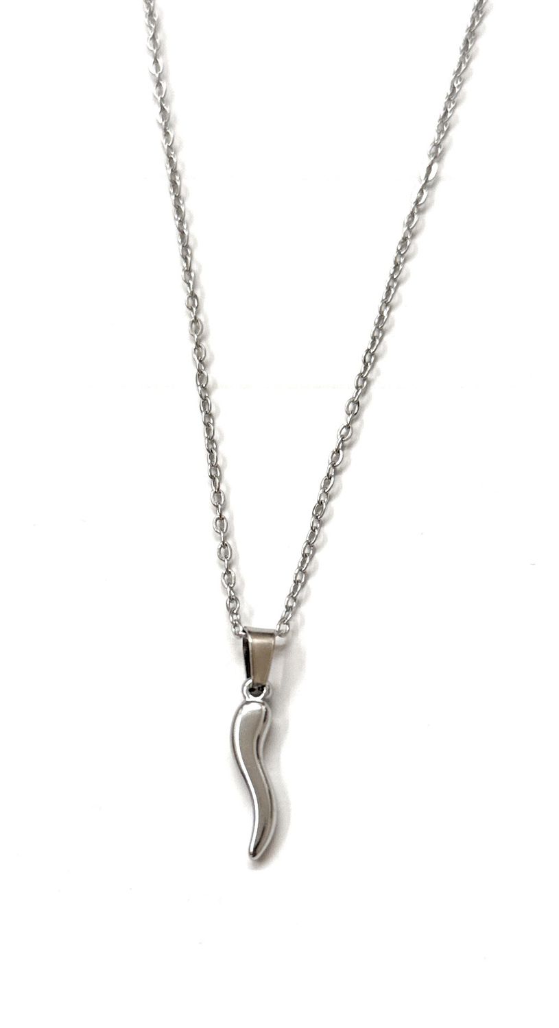 Collana corno portafortuna regolabile