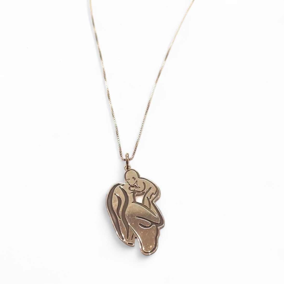 Collana ciondolo Mamma e figli argento 925