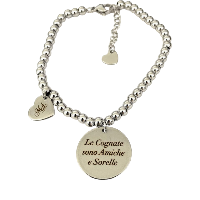 Bracciale acciaio Cognata regolabile