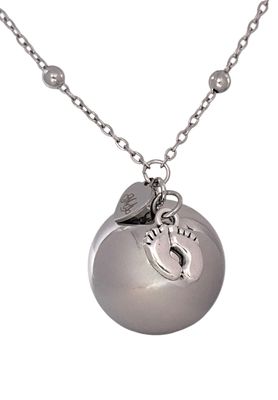 Collana sfera sonora Piedini Gravidanza