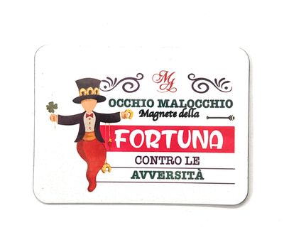 Magnete Scaramantico con dedica colori