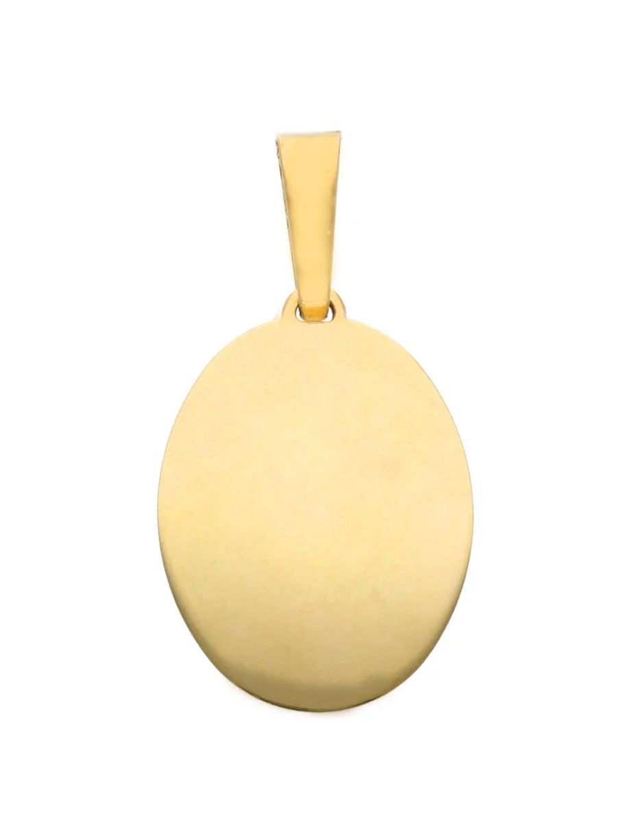 Collana Personalizzata Ovale Incisione Acciaio
