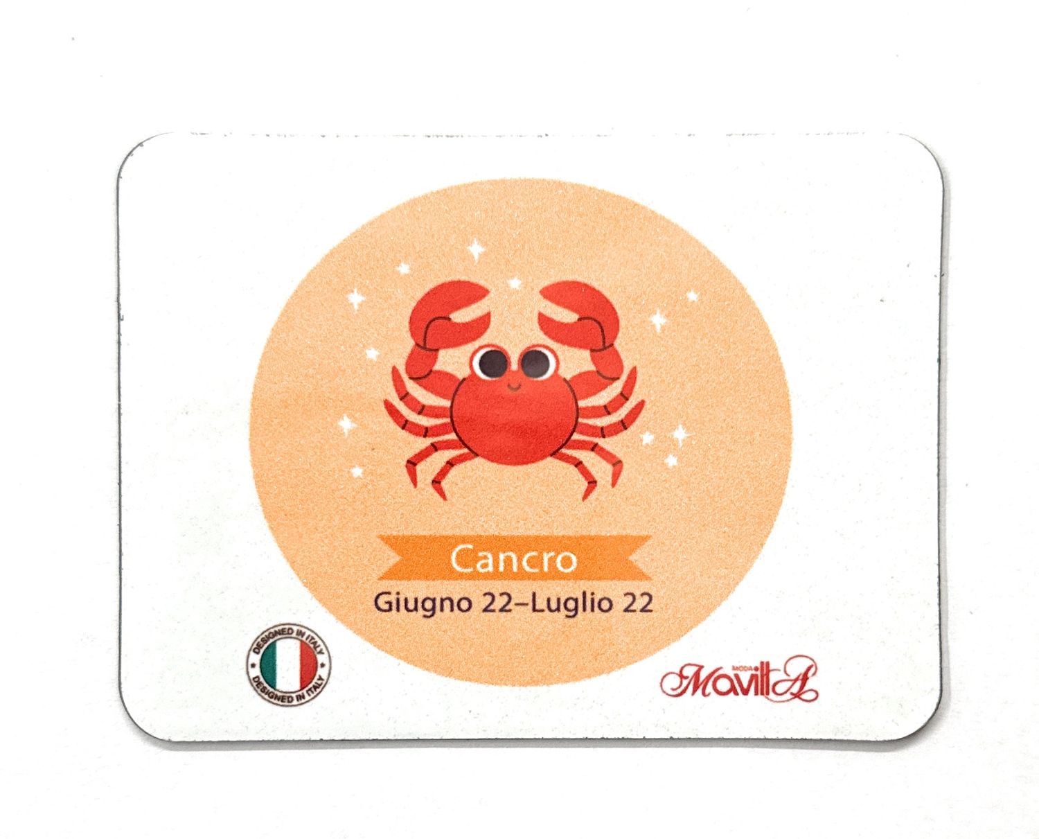 Magnete Cancro segni zodiacali con dedica colori