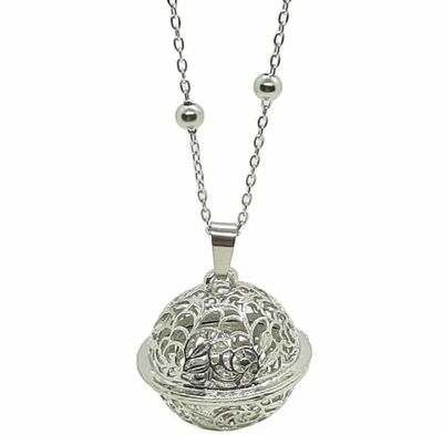 Collana sfera sonora Traforata Gravidanza
