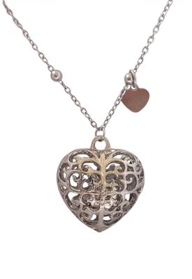 Collana Cuore sonora Traforata Gravidanza