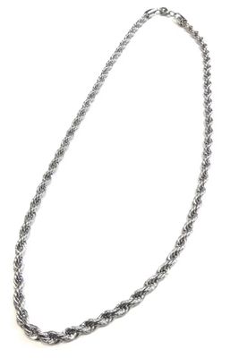 Collana corda acciaio confezione regalo inclusa