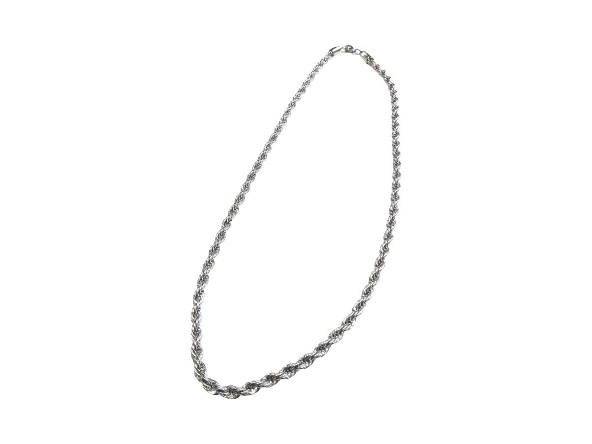 Collana corda acciaio confezione regalo inclusa