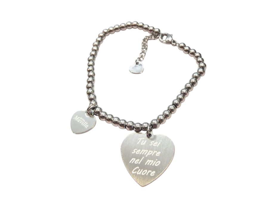 Bracciale acciaio sempre nel mio regolabile