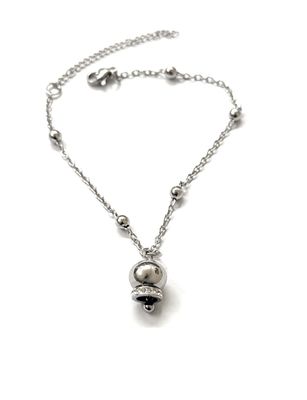 Bracciale Campanella acciaio regolabile