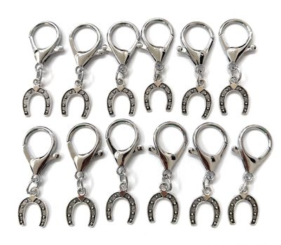 Ciondolo 12 pezzi fero di cavallo XL Large portafortuna