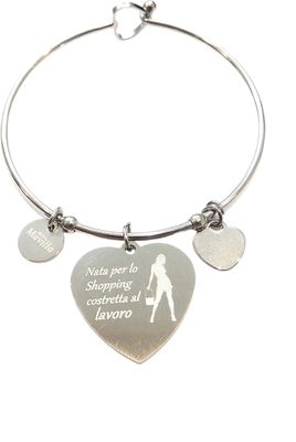 Bracciale acciaio Nata per lo shopping