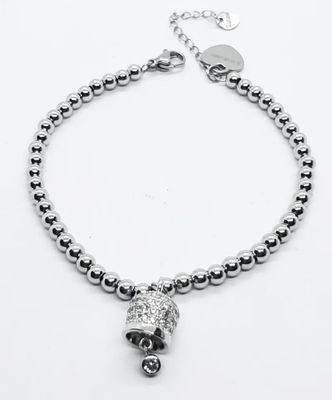 Bracciale Campanella acciaio regolabile Bracciale Campanella acciaio regolabile