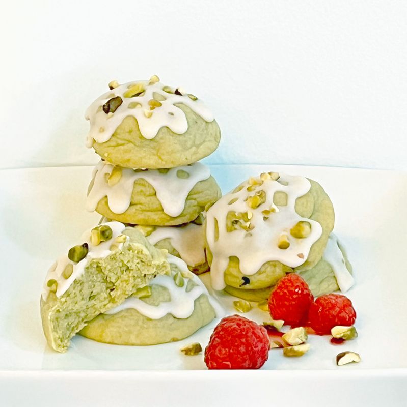 SimplyWed™ Pistachio Raspberry Cookie Clouds