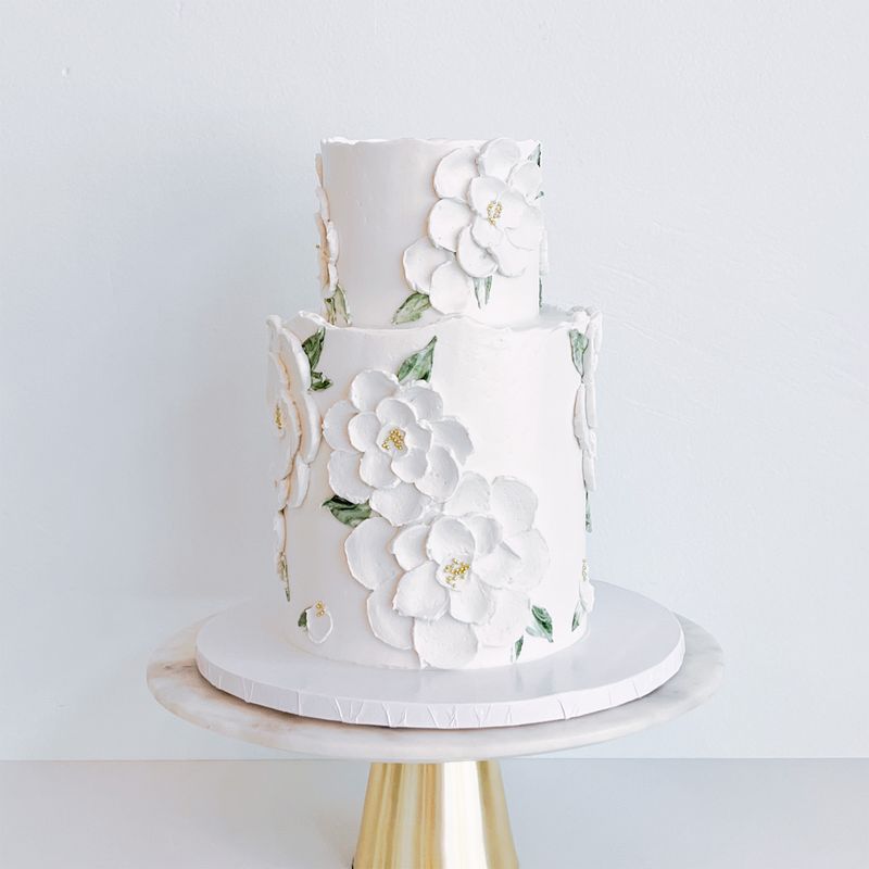 SimplyWed™ Simply Camellia (wedding cake/GF available)