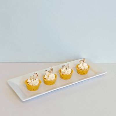Almond Vanilla Crème Tart-inis