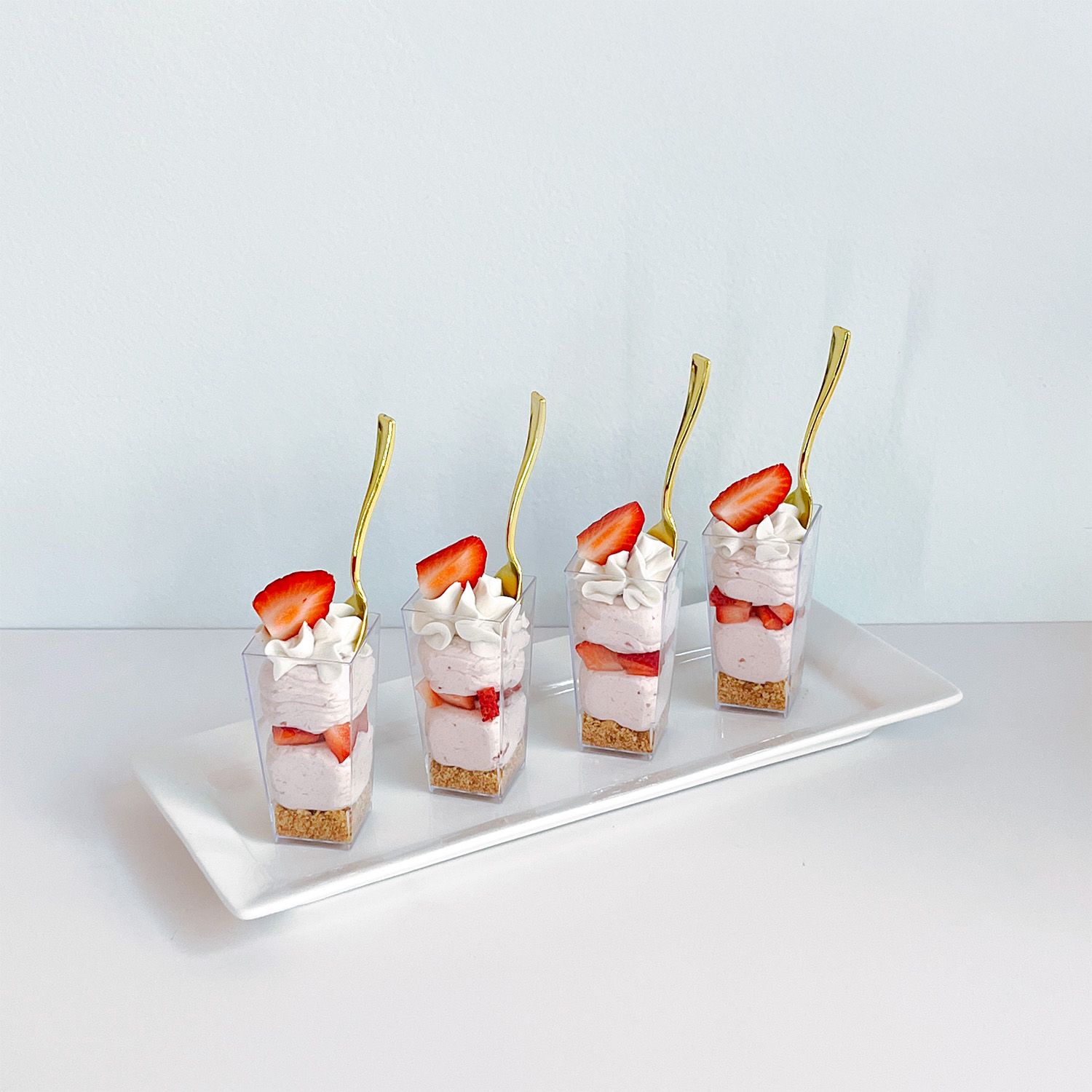 SimplyWed Strawberry Cheesecake Shooters