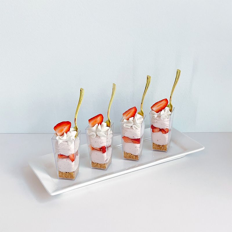 SimplyWed Strawberry Cheesecake Shooters