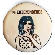 Interdependence Girl Pin