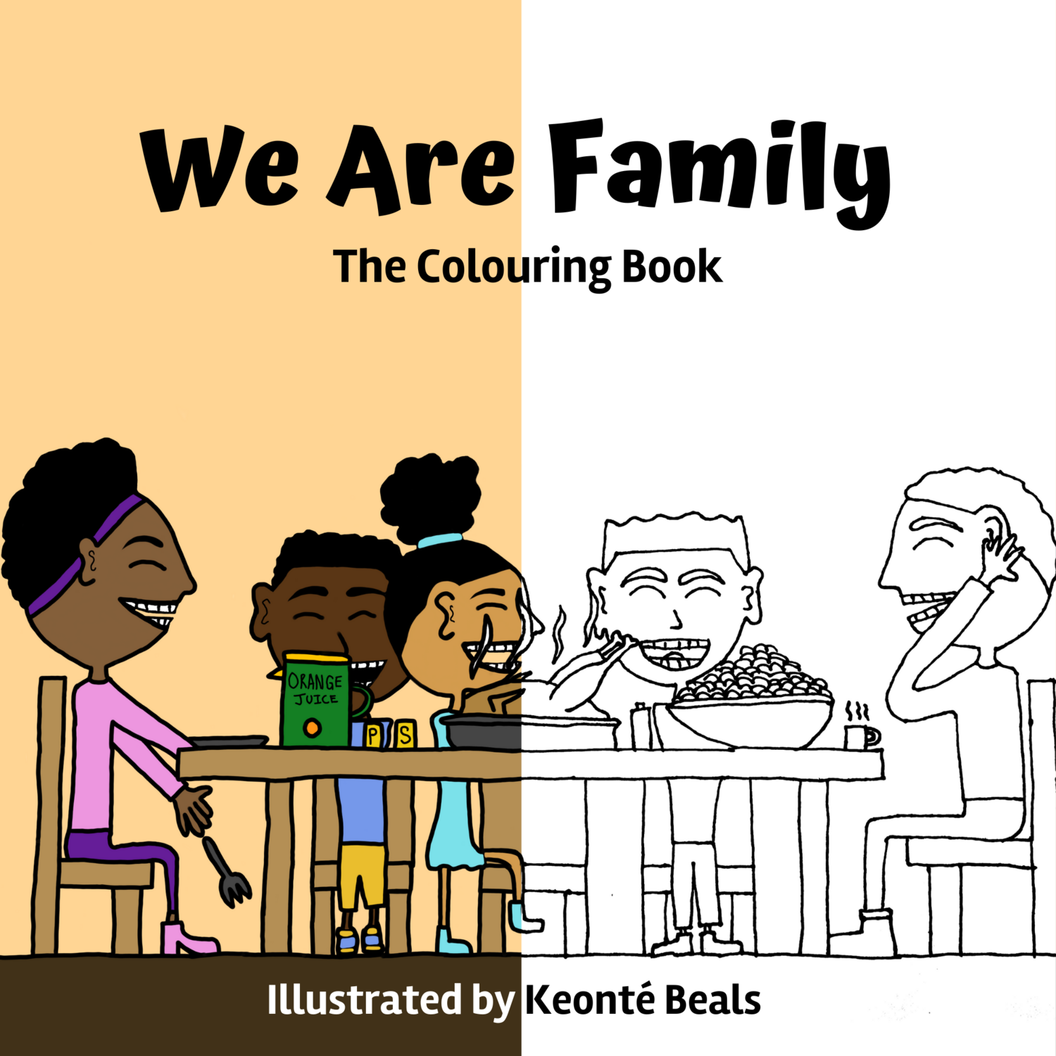 'We Are Family' Children's Colouring Book