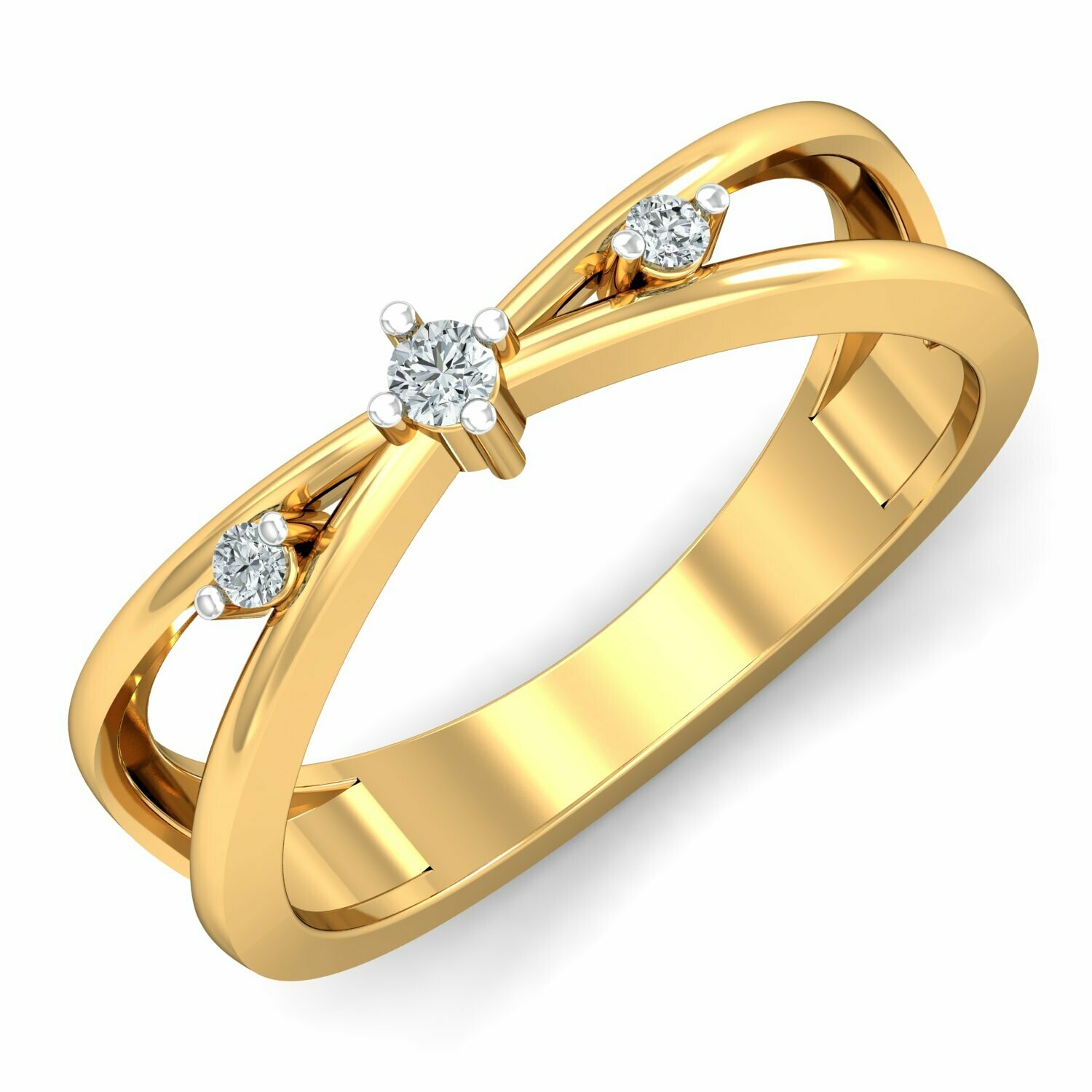 3D CAD jewelry model diamond engagement ring