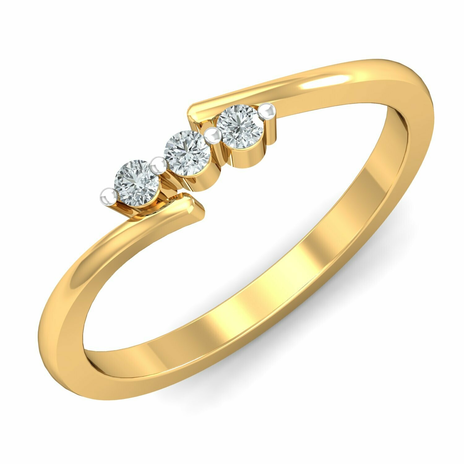 3D CAD jewelry model diamond engagement ring