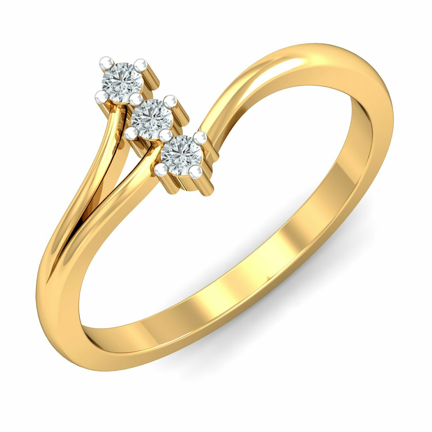 3D CAD jewelry model diamond engagement ring