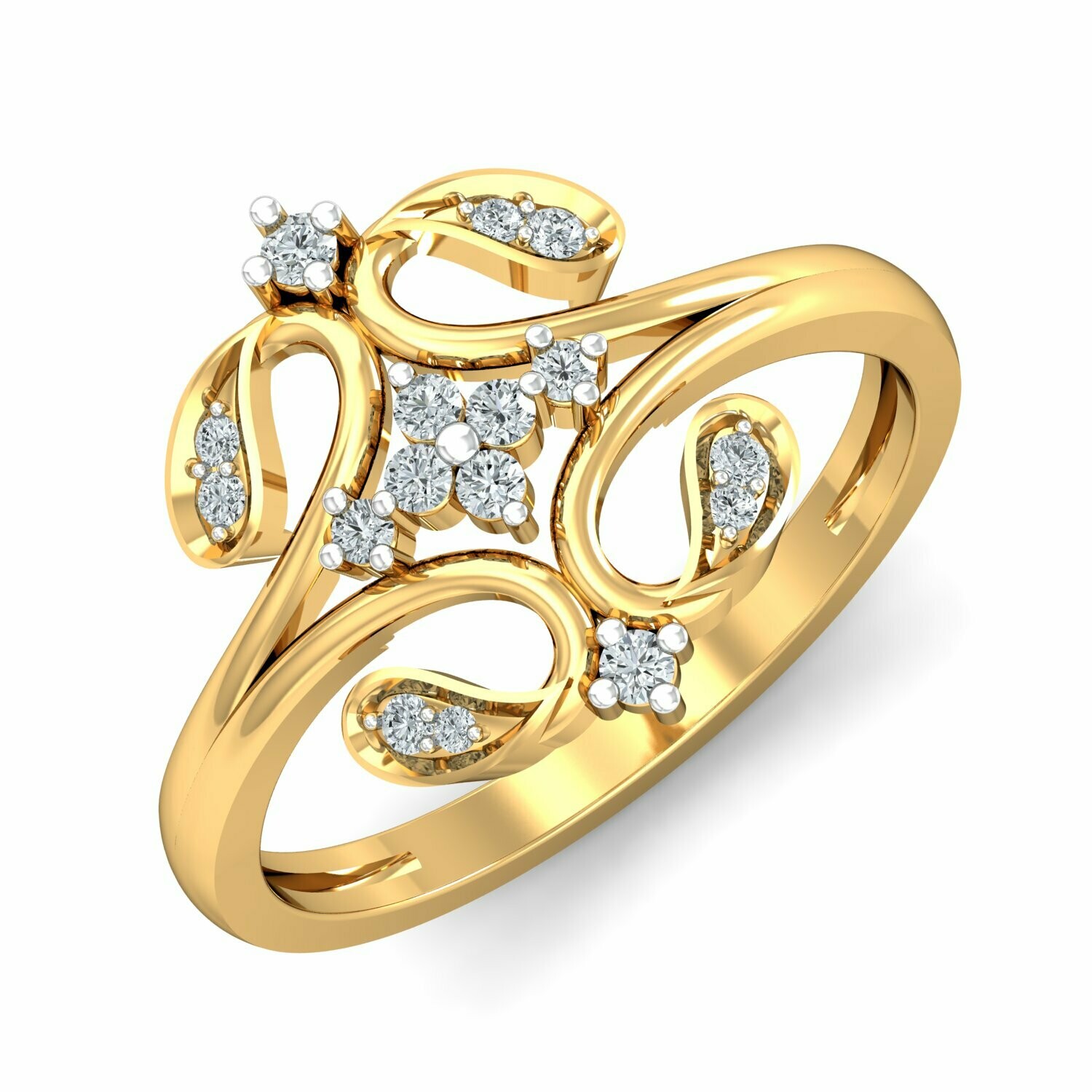 3D CAD jewelry model diamond eng