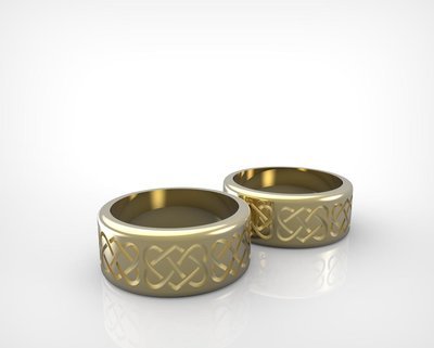 CAD Model of Custom Wedding Ring