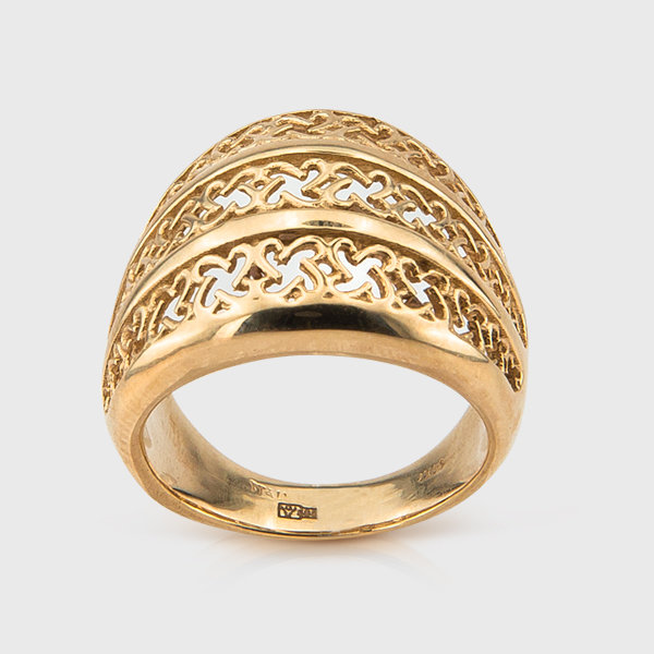 Ring in 14k yellow gold