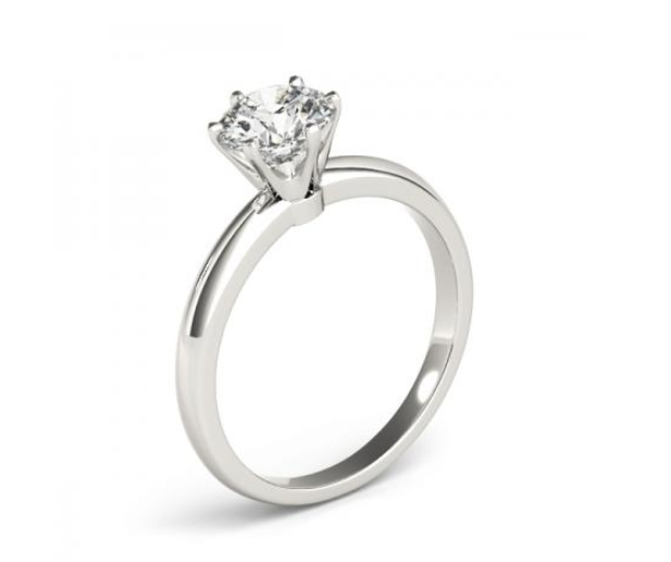 14K GOLD 0.25 CT G-H VS2/SI1 SOLITAIRE ENGAGEMENT RING