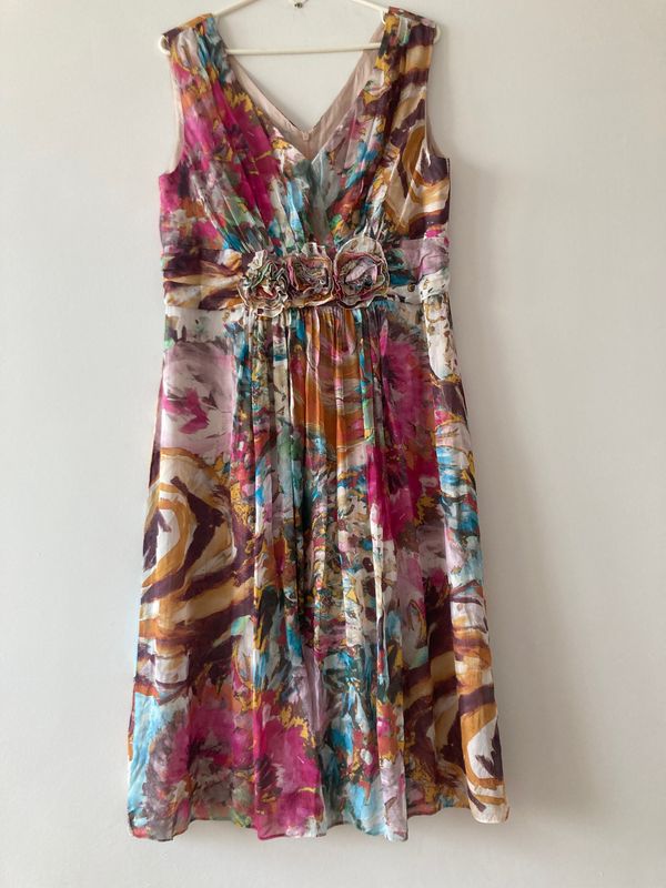 Kolorowa letnia sukienka