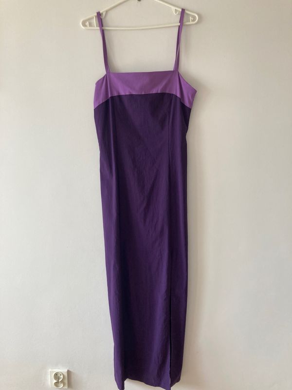 Fioletowo liliowa sukienka