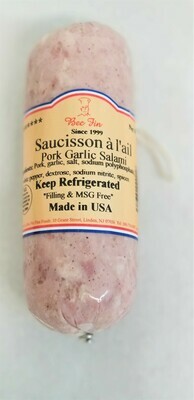 Saucisson de Paris à l'Ail (Cooked Pork and Garlic Sausage) -16 oz