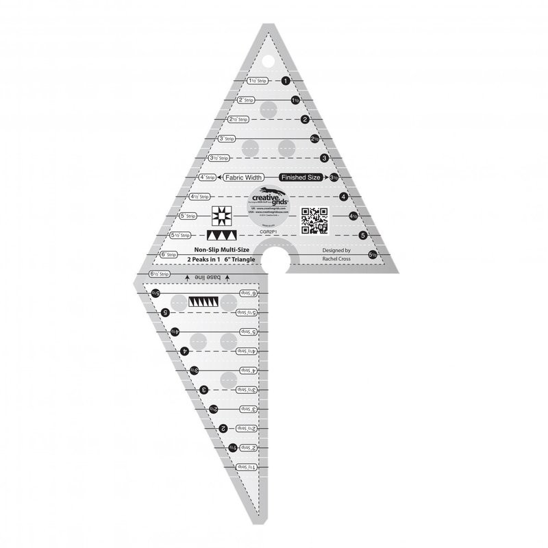 2 Peaks in 1 Triangle Ruler by Creative Grids