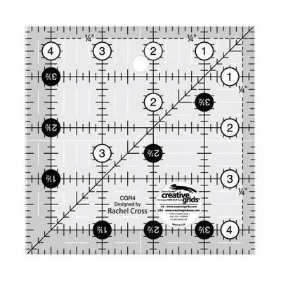 4-1/2in Square Quilt Ruler by Creative Grids