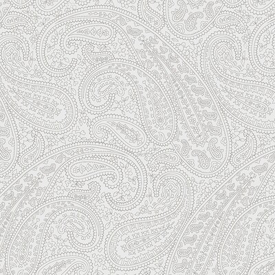 Impromptu Mix - Gray/White Paisley Print