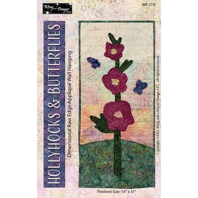 Hollyhocks & Butterflies Hollyhocks & Butterflies