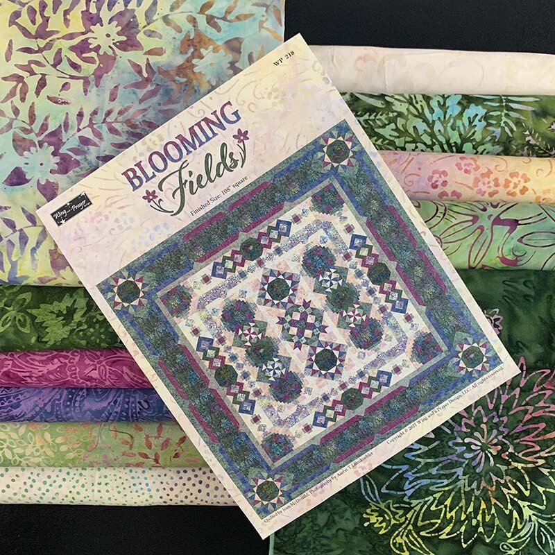 Blooming Fields Fabric Kit with Pattern
